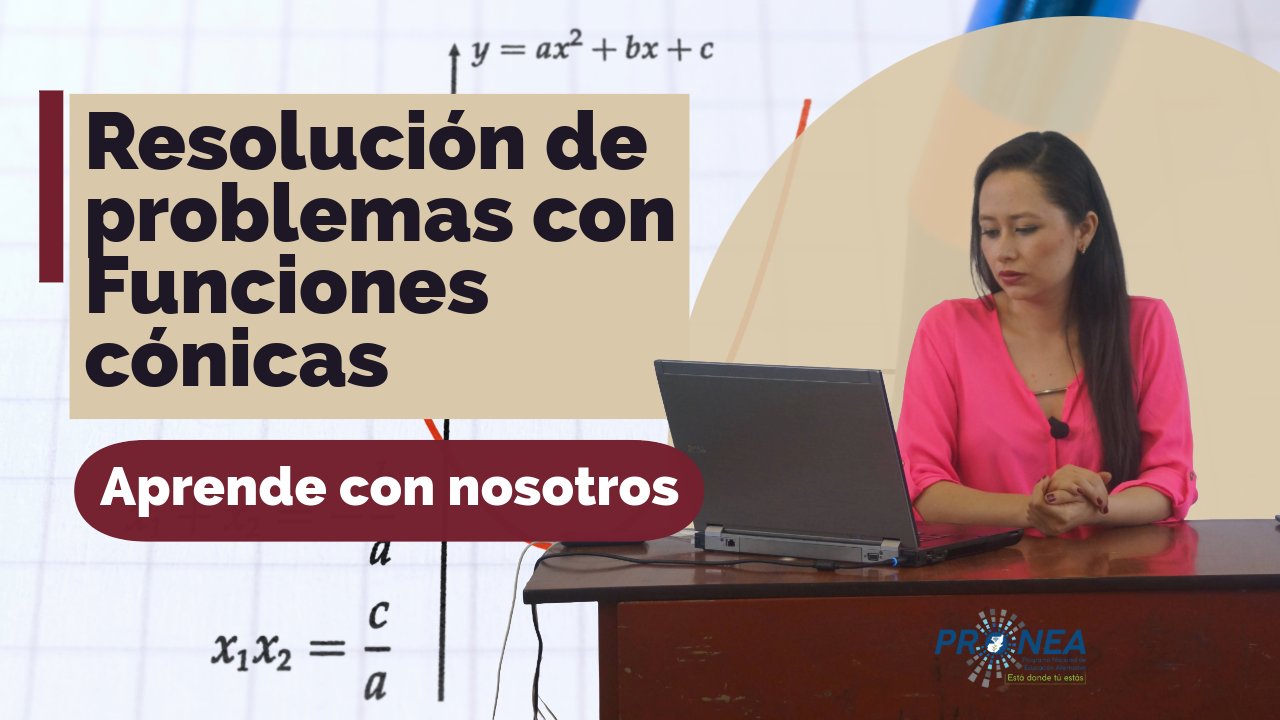miniatura de video con el título "Resolución de problemas con funciones cónicas"