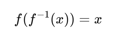 Formula de la función inversa