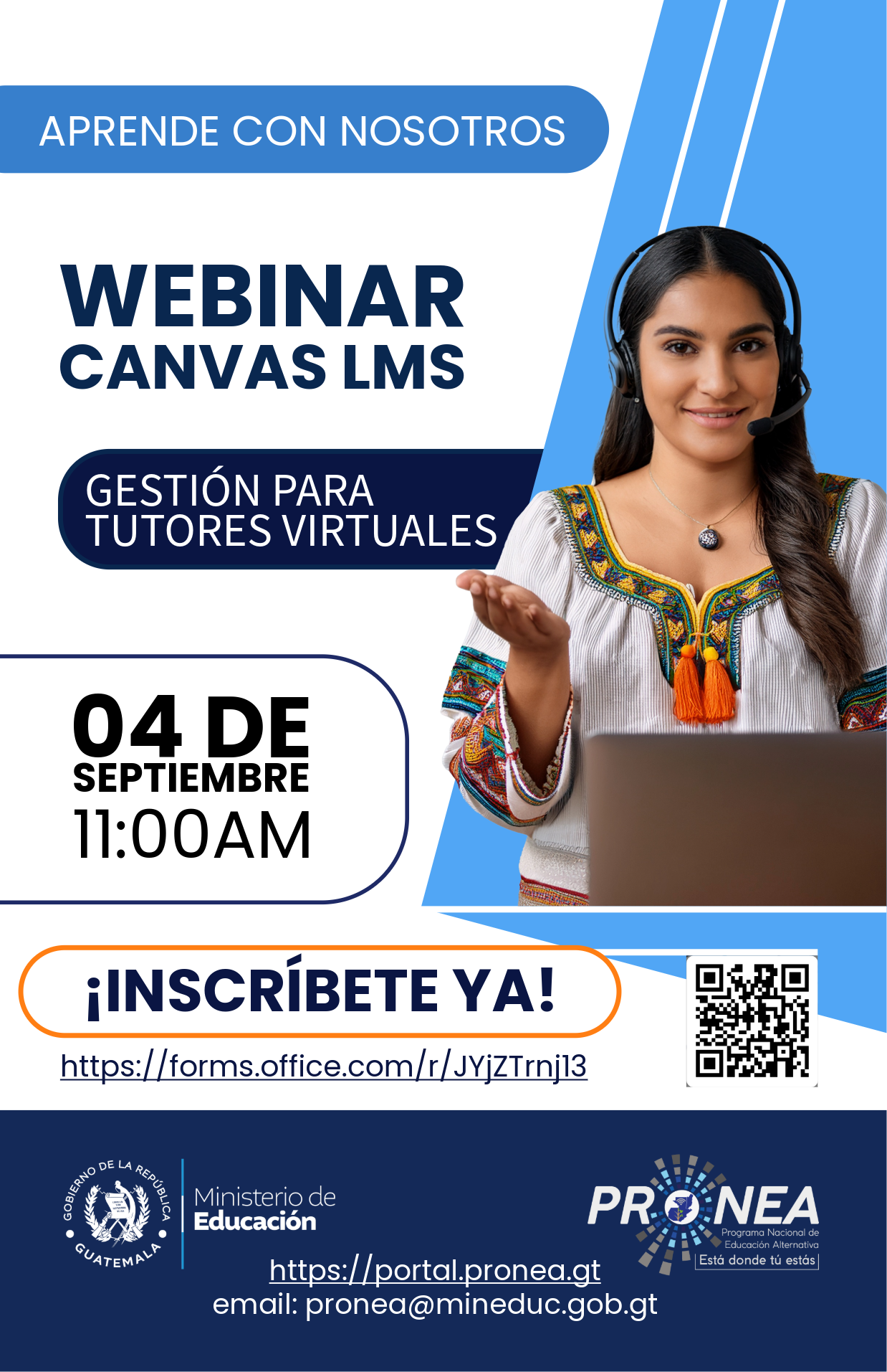 banner de invitación a Webinar