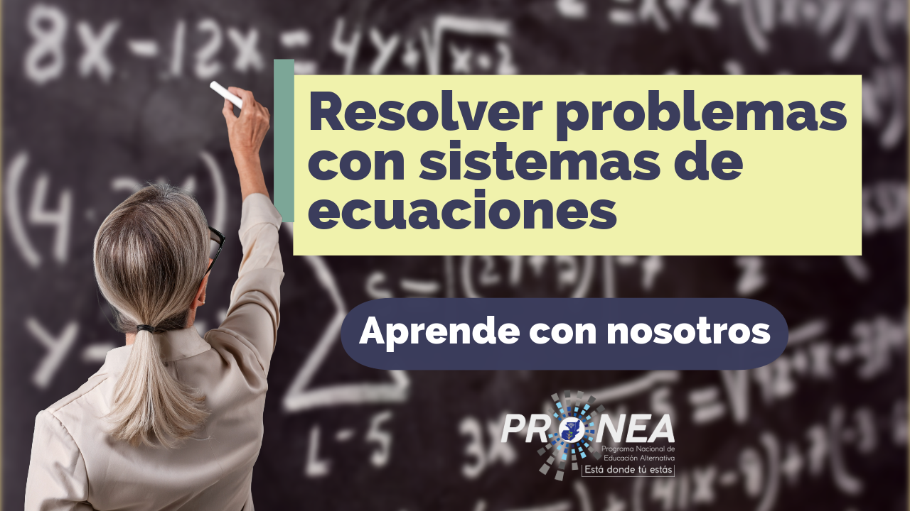 Miniatura de video con el título "Resolver problemas con sistemas de ecuaciones"